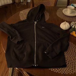 Nike warmup jacket. Black. Large.